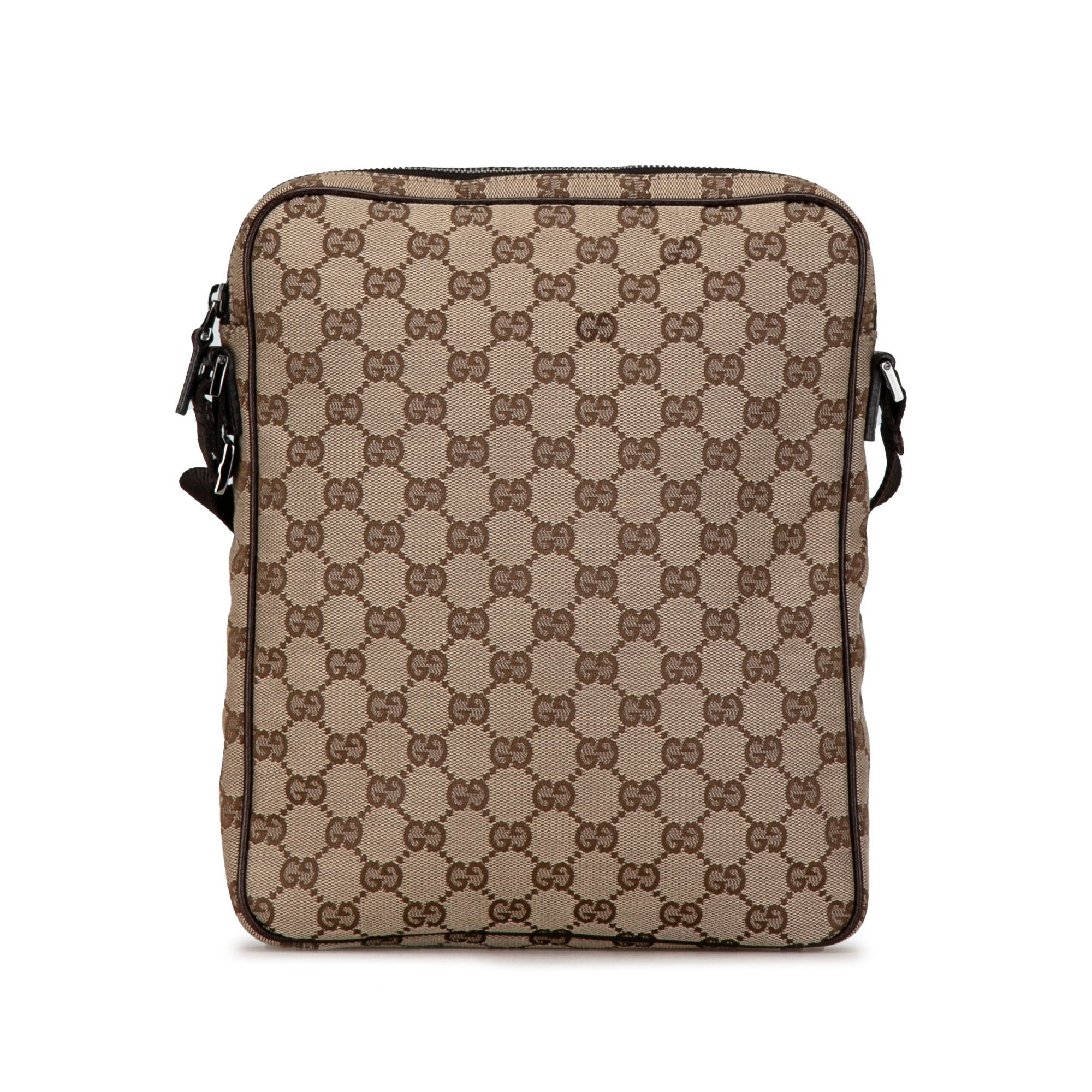 Gucci Gucci GG Canvas Crossbody Brown Size ONE SIZE - 3 Thumbnail