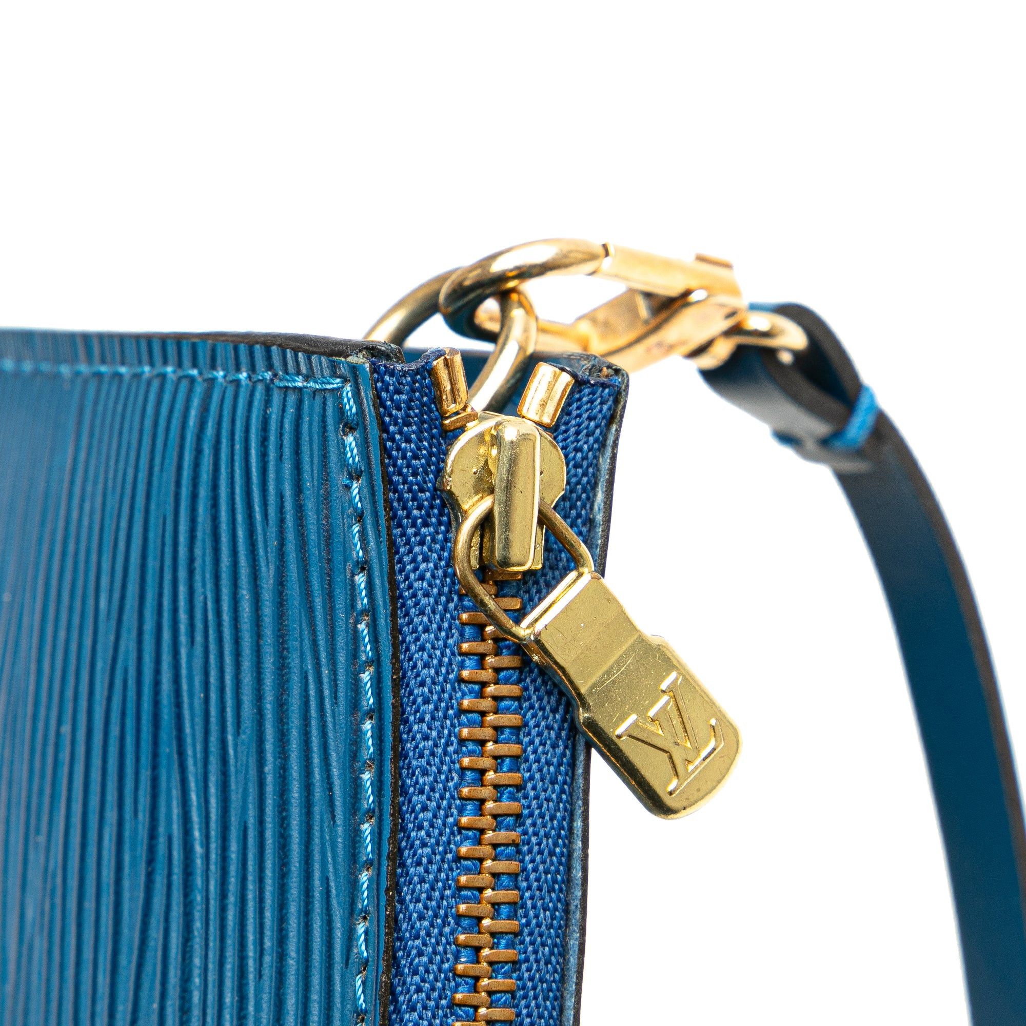 Louis Vuitton Louis Vuitton Epi Pochette Accessories Blue Size ONE SIZE - 7 Thumbnail
