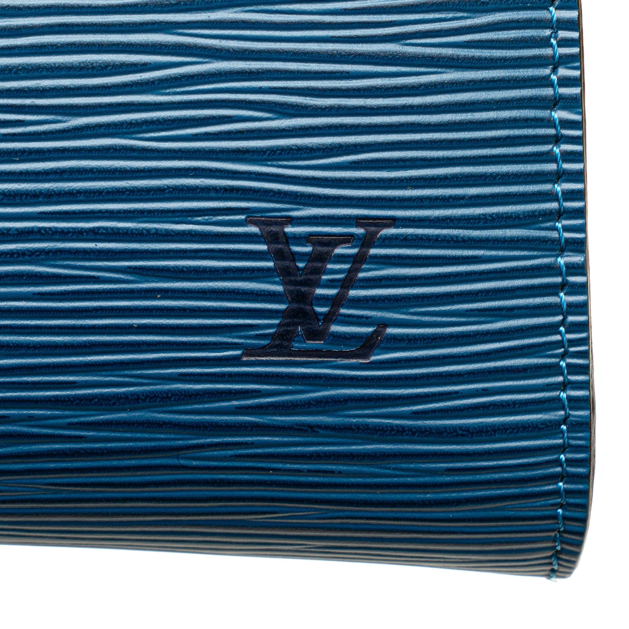 Louis Vuitton Louis Vuitton Epi Pochette Accessories Blue Size ONE SIZE - 8 Thumbnail