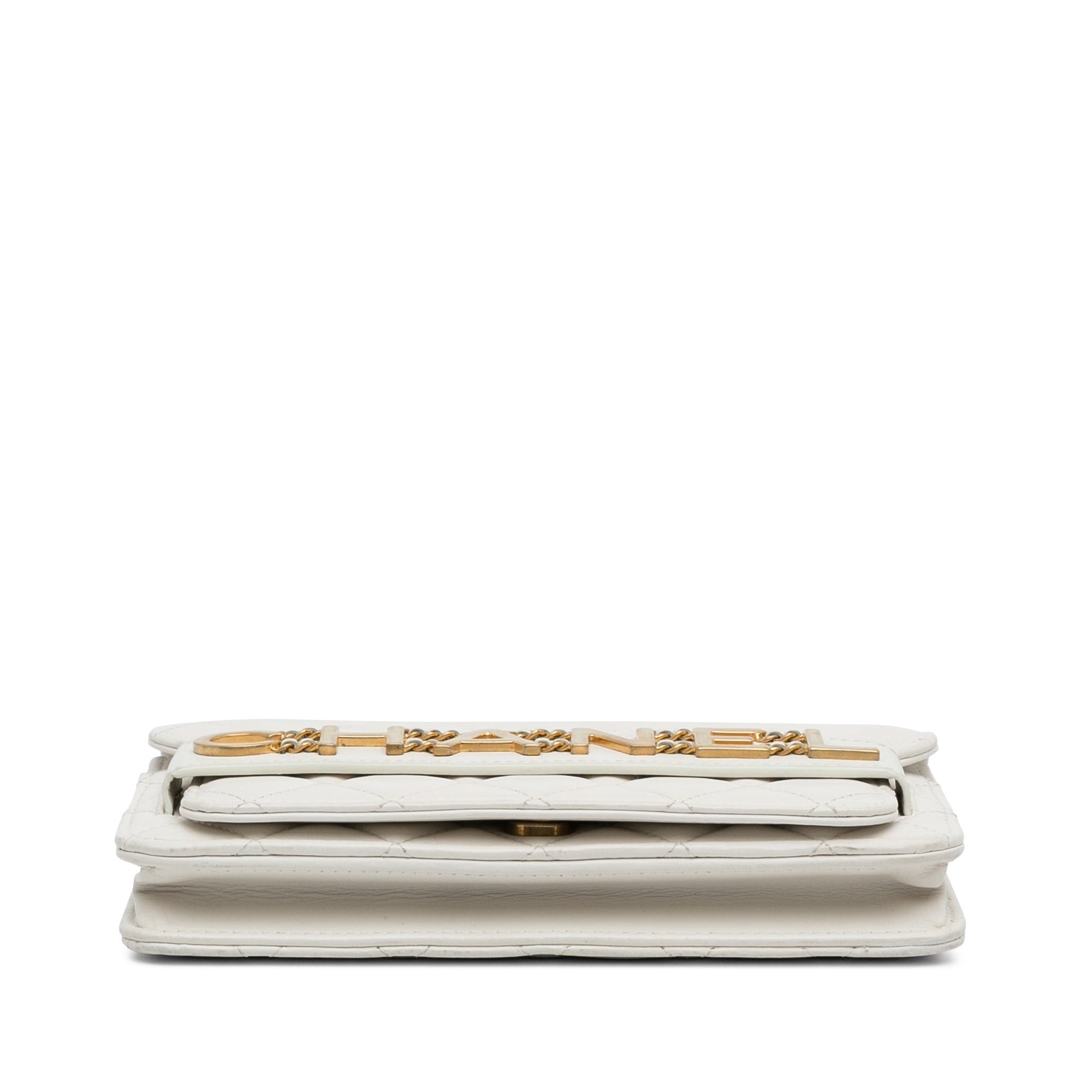 Chanel Chanel Enchained Flap Wallet on Chain White Size ONE SIZE - 5 Thumbnail