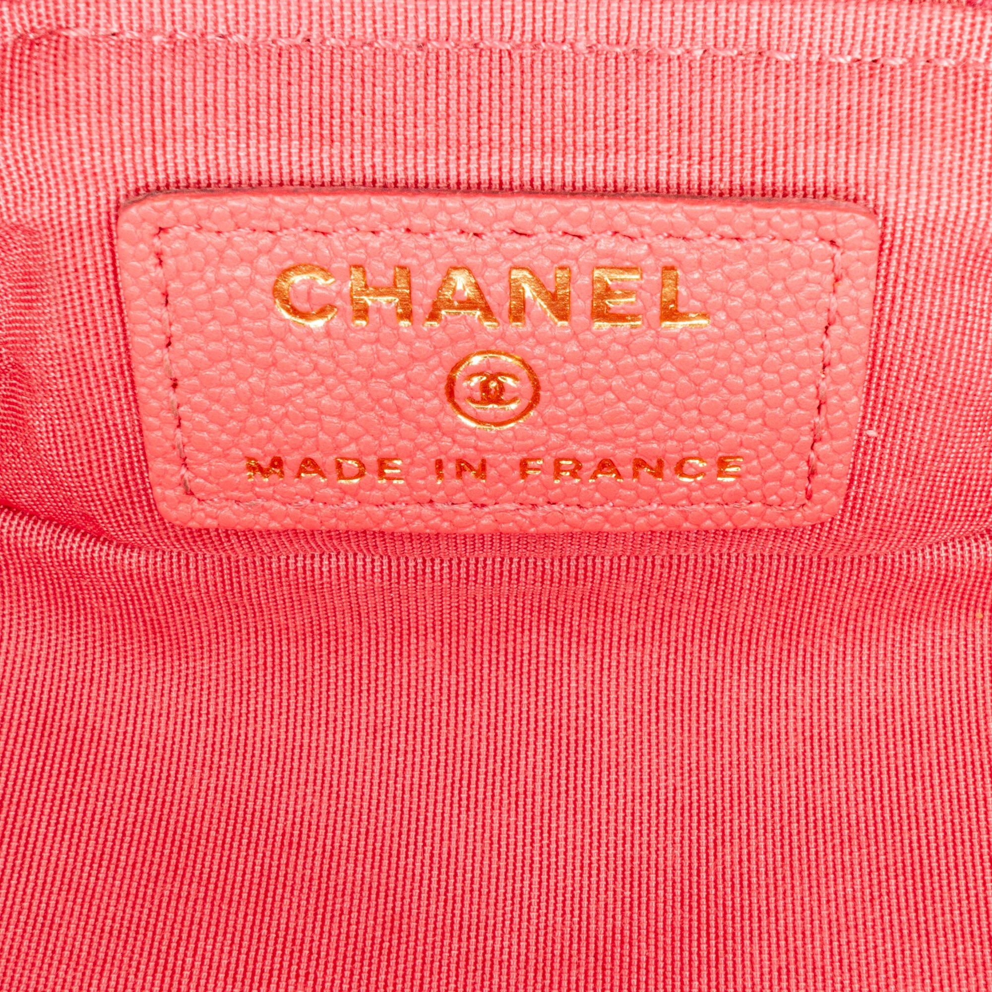 Chanel Chanel Micro Caviar Chain Vanity Bag Pink Size ONE SIZE - 6 Thumbnail