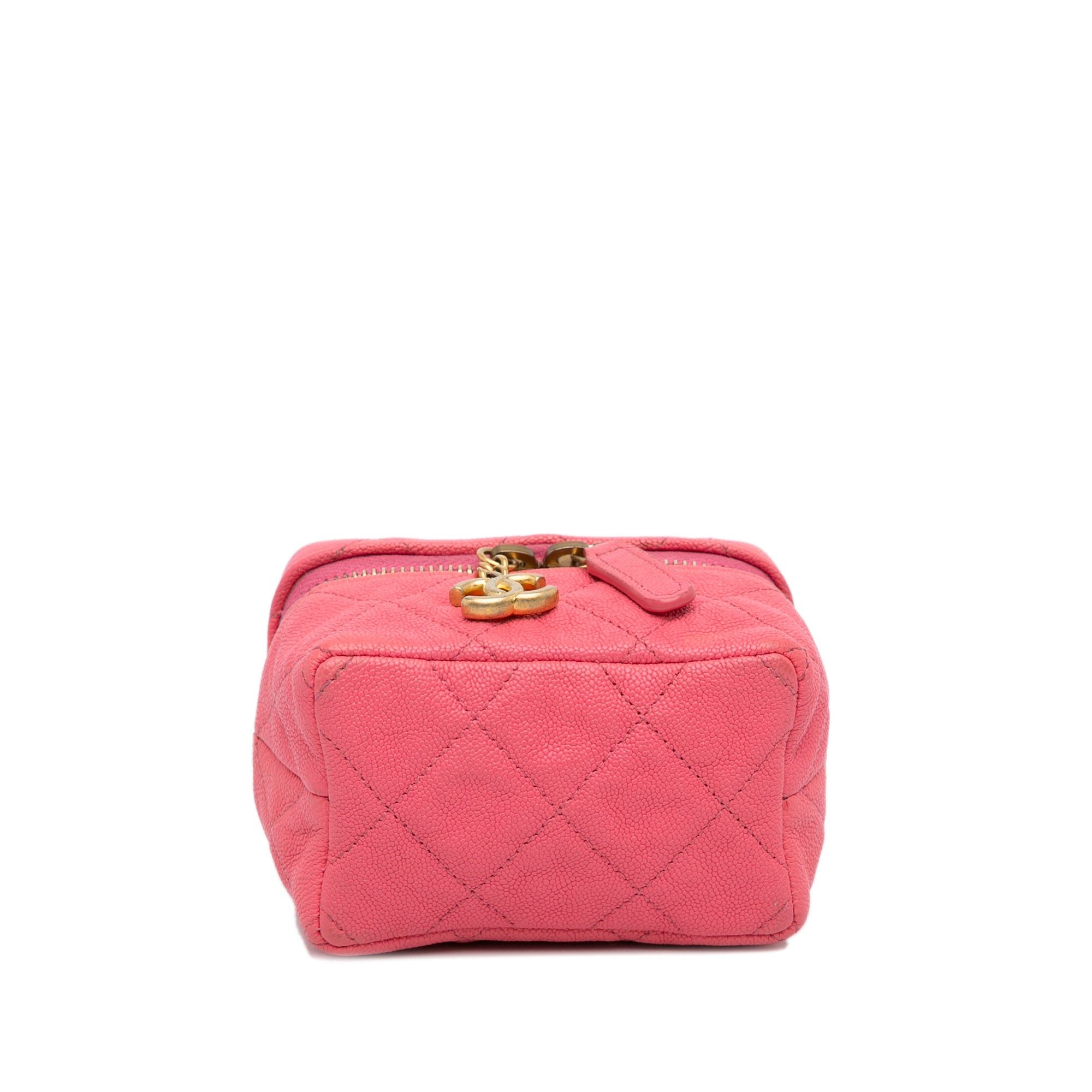 Chanel Chanel Micro Caviar Chain Vanity Bag Pink Size ONE SIZE - 5 Thumbnail