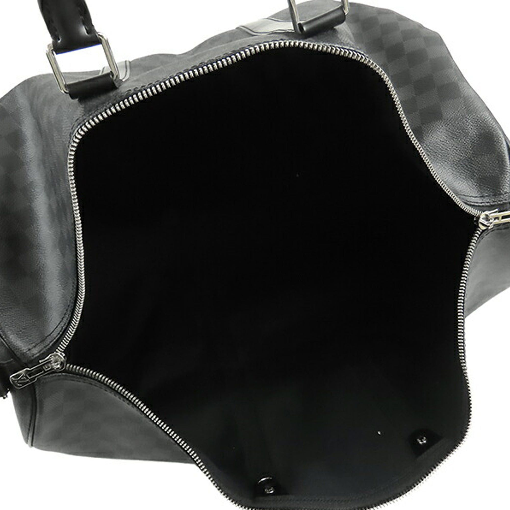 Louis Vuitton Louis Vuitton Damier Graphite Keepall Bandouliere 55 Gray Size ONE SIZE - 4 Thumbnail