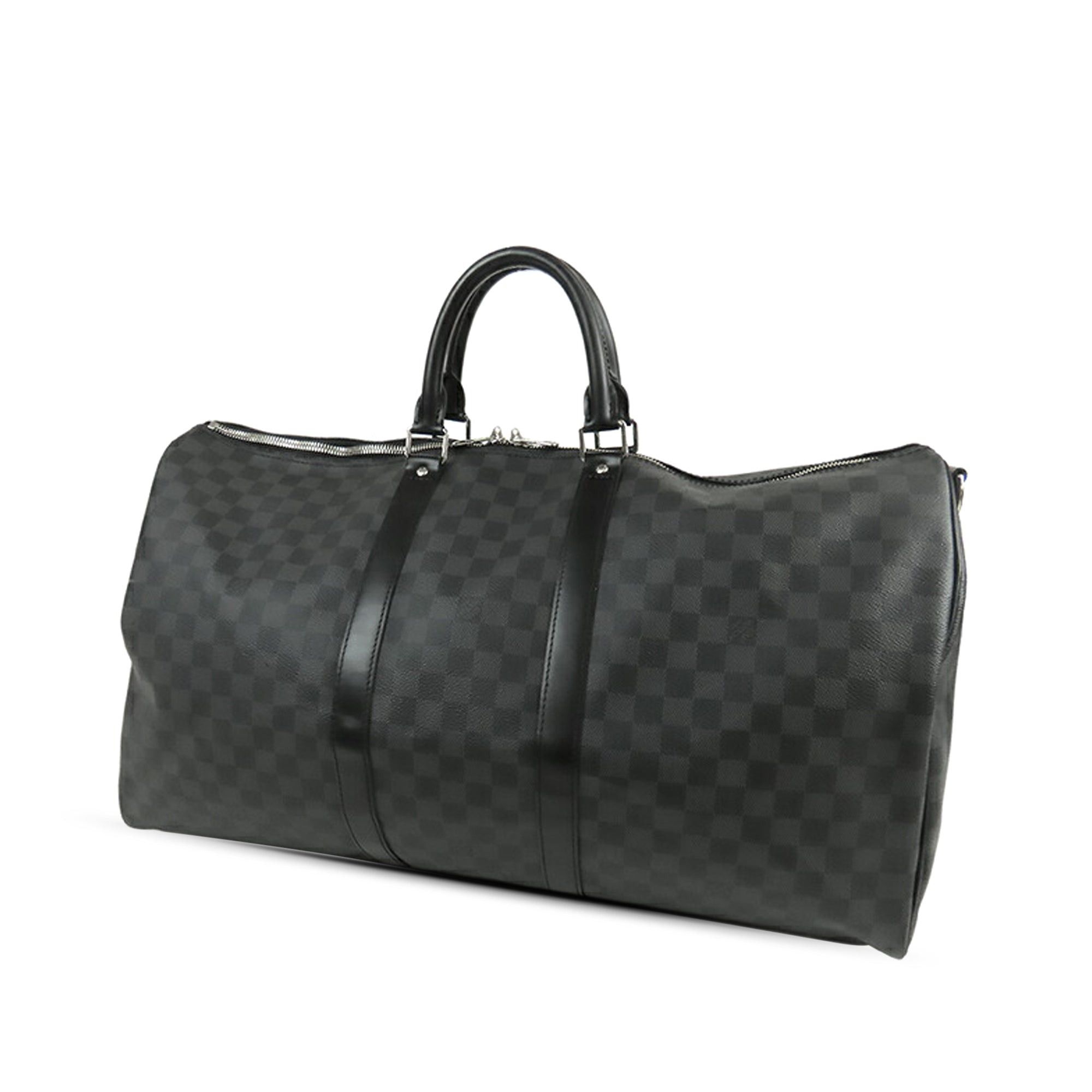 Louis Vuitton Louis Vuitton Damier Graphite Keepall Bandouliere 55 Gray Size ONE SIZE - 2 Thumbnail