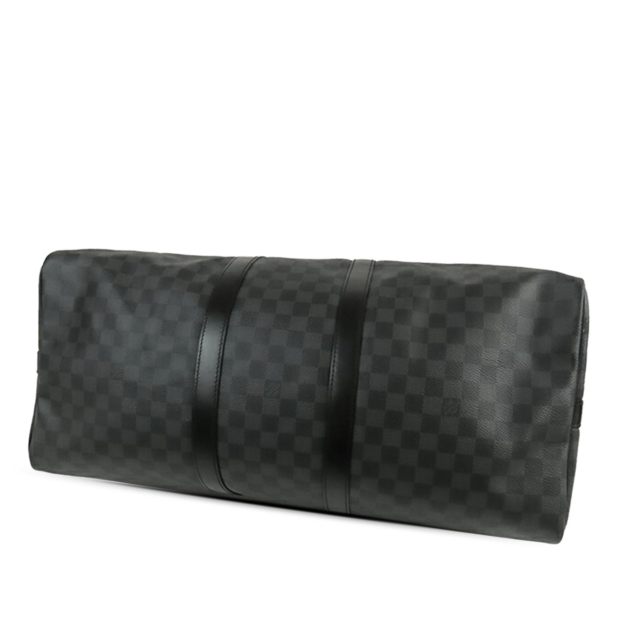 Louis Vuitton Louis Vuitton Damier Graphite Keepall Bandouliere 55 Gray Size ONE SIZE - 3 Thumbnail