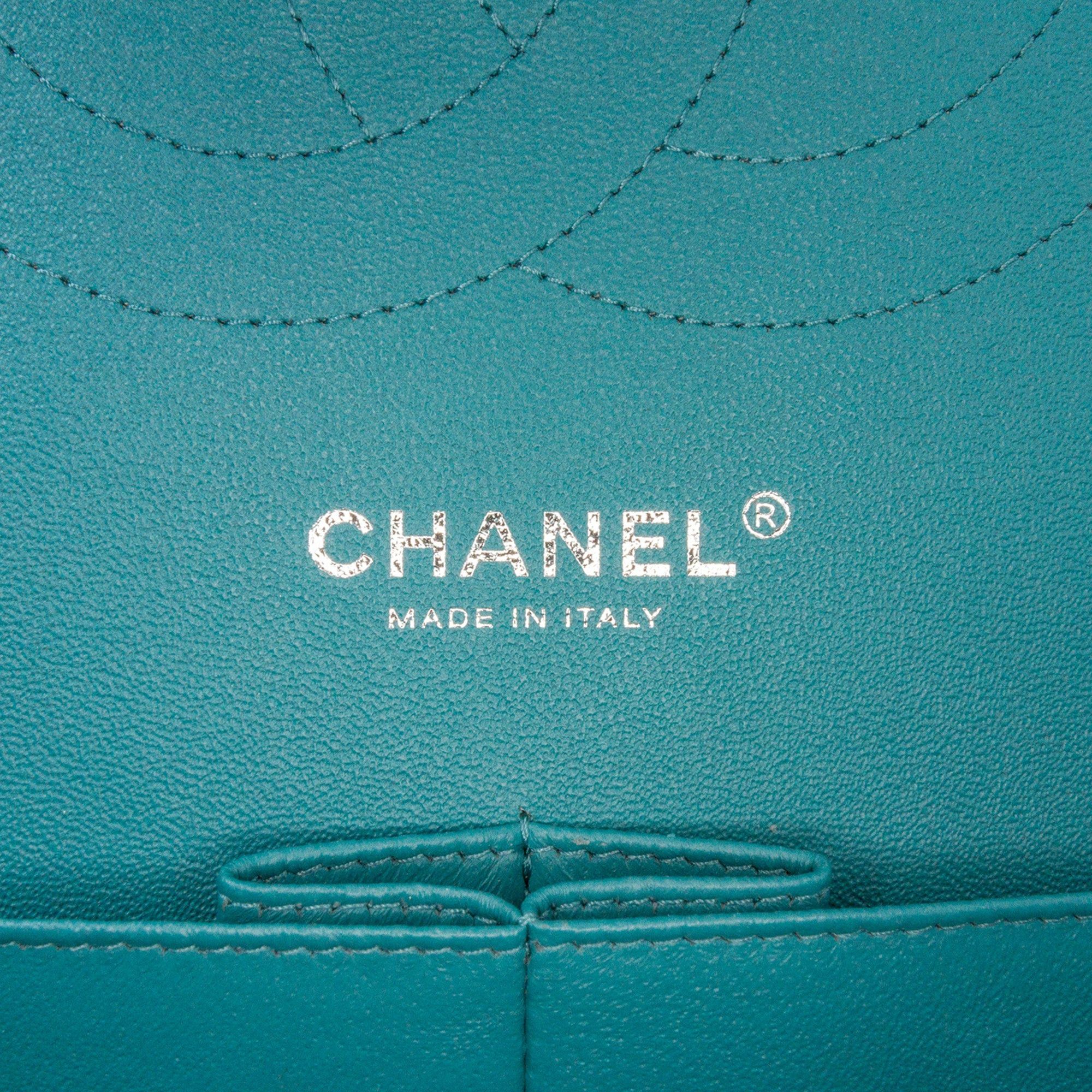 Chanel Chanel Jumbo Classic Lambskin Double Flap Blue Size ONE SIZE - 7 Thumbnail