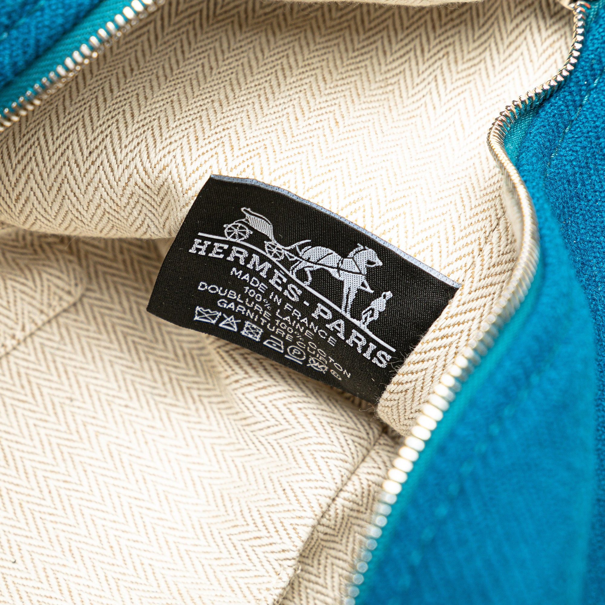 Hermes Hermès Small Toile Bride A Brac Blue Size ONE SIZE - 5 Thumbnail