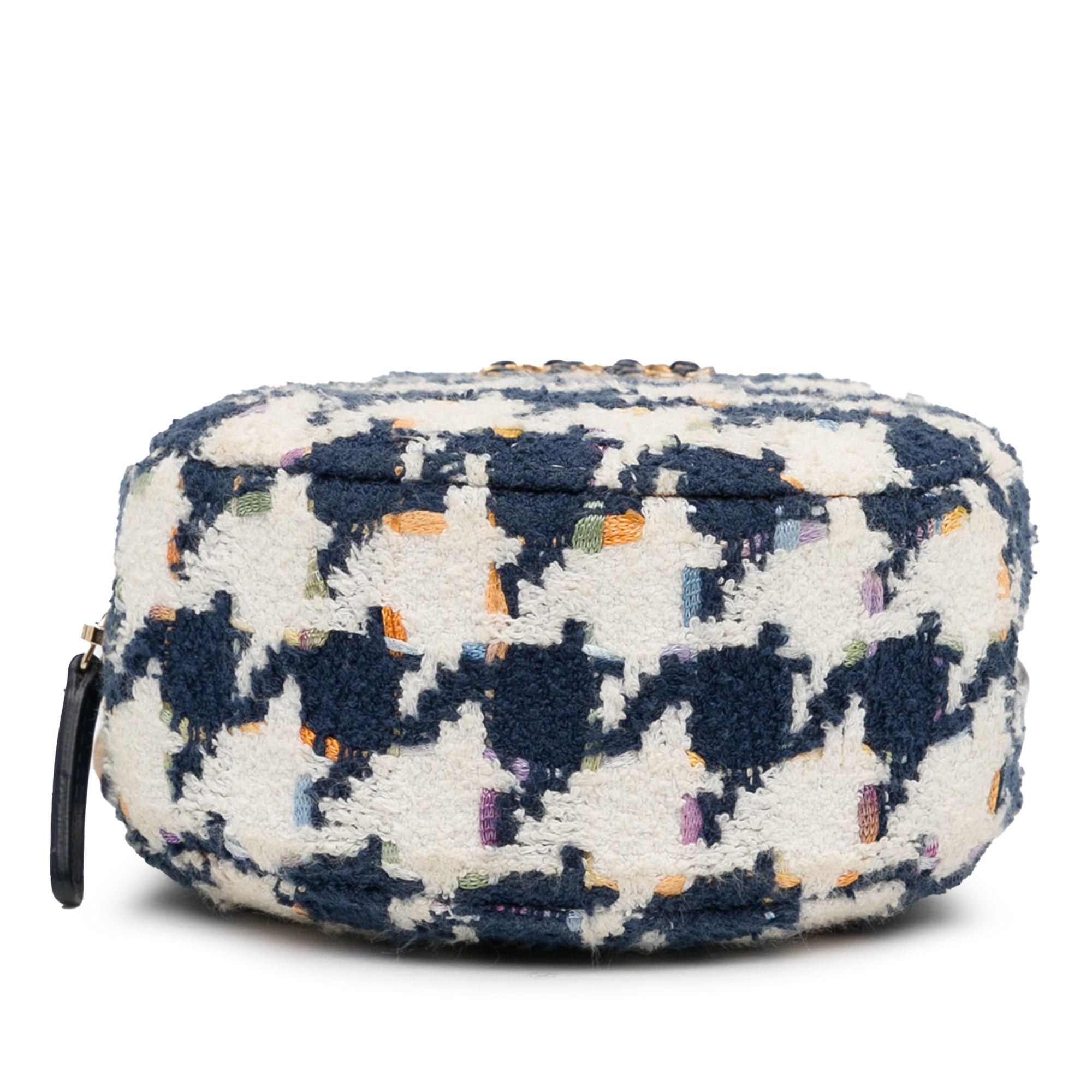 Chanel Chanel Tweed 19 Round Clutch with Chain White Size ONE SIZE - 5 Thumbnail