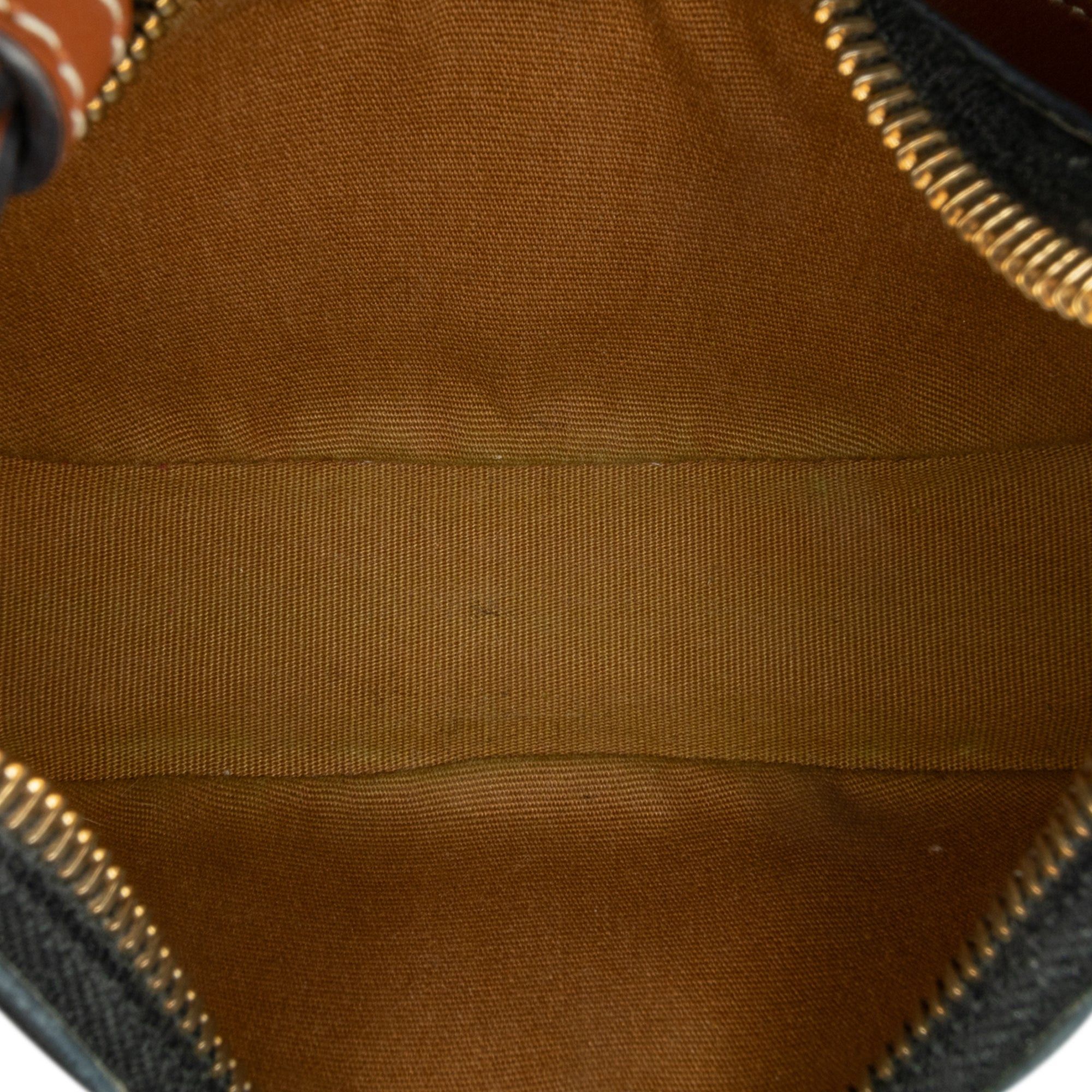 Celine Celine Mini Triomphe Coated Canvas Ava Shoulder Bag Brown Size ONE SIZE - 4 Thumbnail