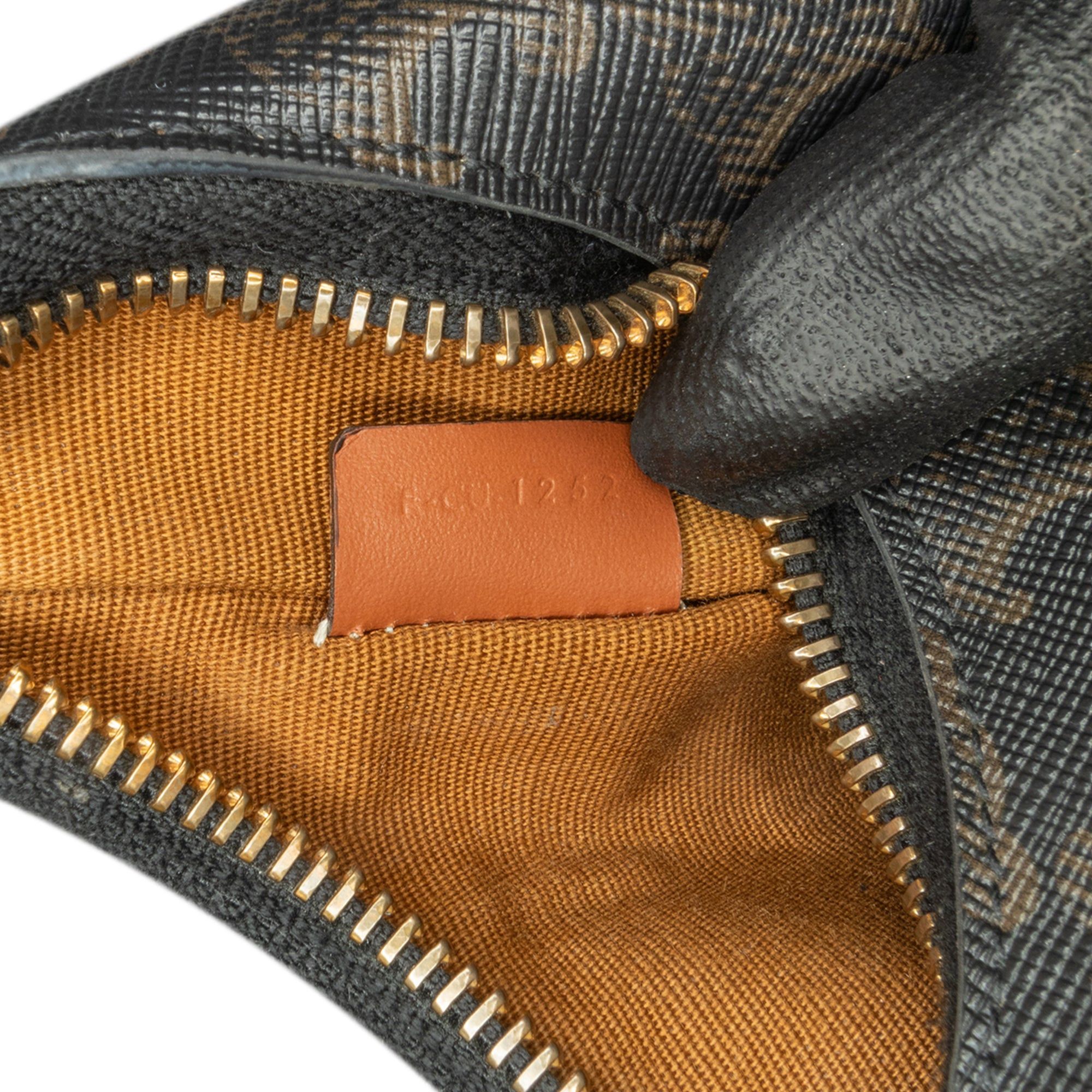 Celine Celine Mini Triomphe Coated Canvas Ava Shoulder Bag Brown Size ONE SIZE - 5 Thumbnail