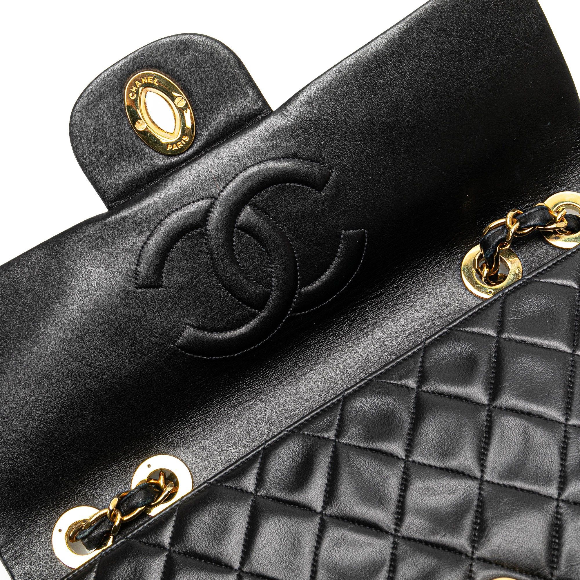 Chanel Chanel Maxi XL Classic Lambskin Single Flap Black Size ONE SIZE - 11 Thumbnail
