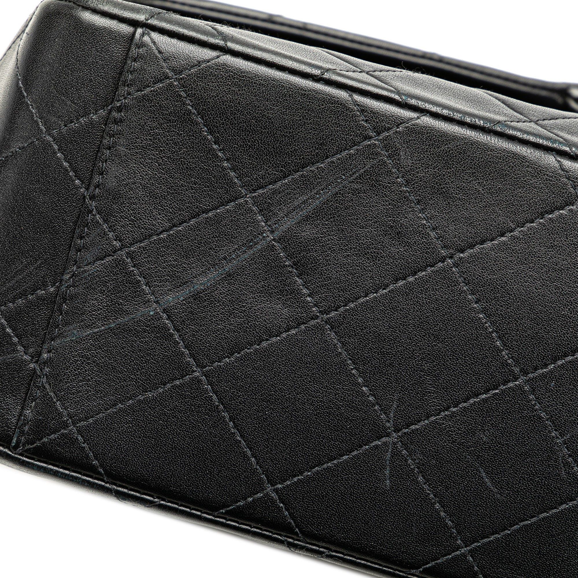 Chanel Chanel Maxi XL Classic Lambskin Single Flap Black Size ONE SIZE - 8 Thumbnail