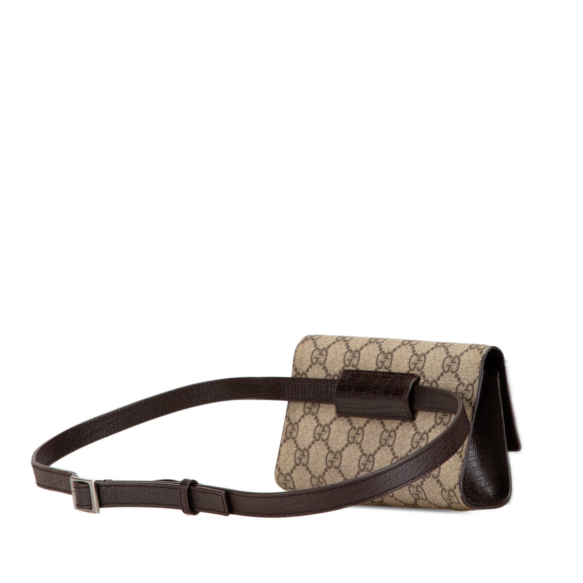 Gucci Gucci GG Supreme Belt Bag Brown Size ONE SIZE - 2 Thumbnail