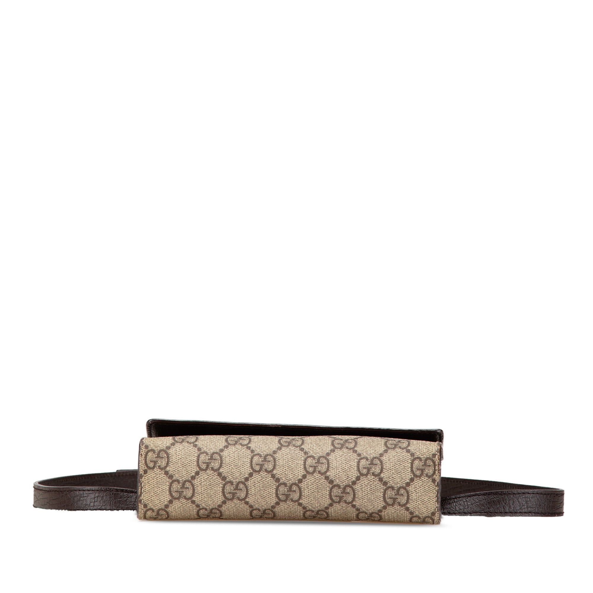 Gucci Gucci GG Supreme Belt Bag Brown Size ONE SIZE - 3 Thumbnail