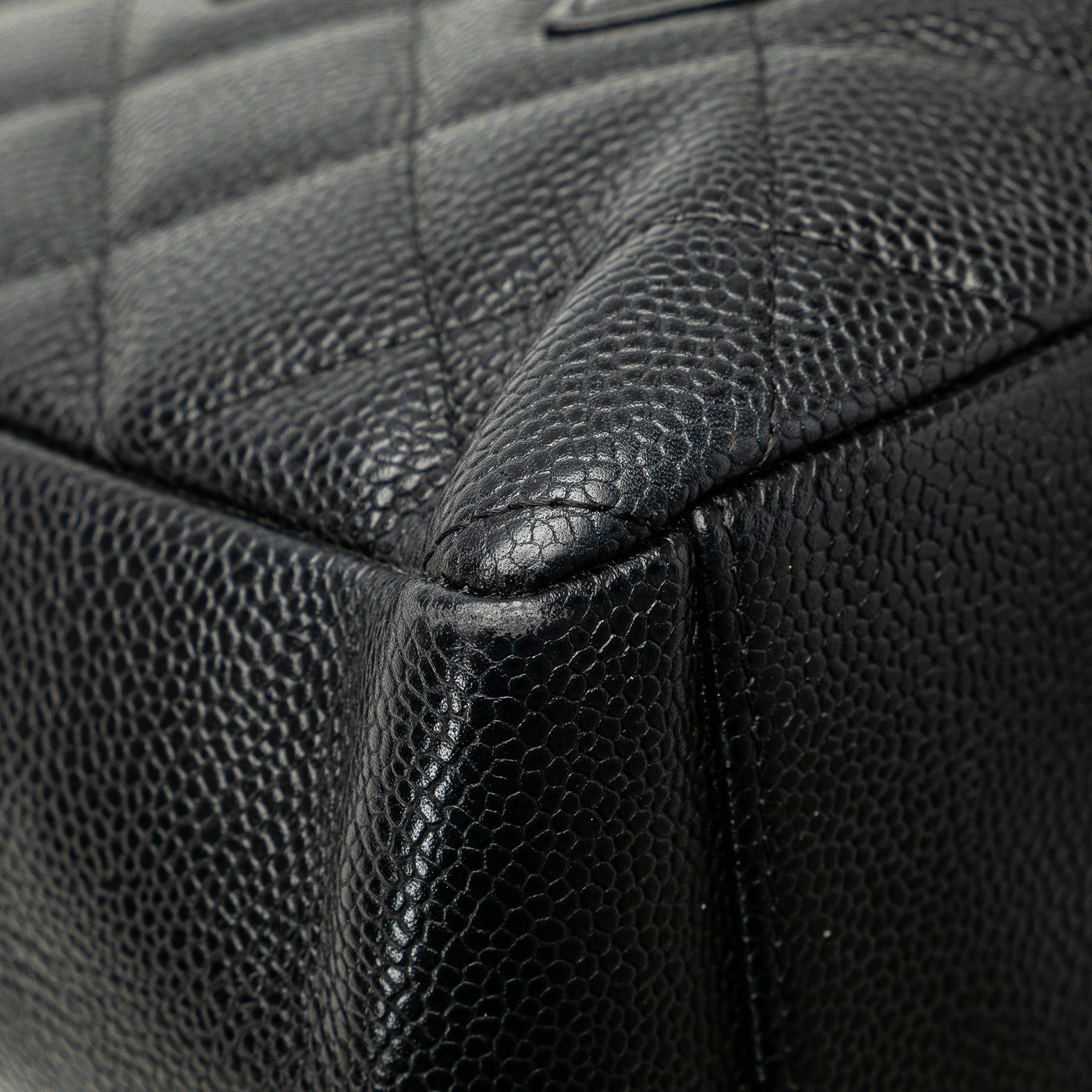 Chanel Chanel Caviar Petite Shopping Tote Black Size ONE SIZE - 10 Thumbnail