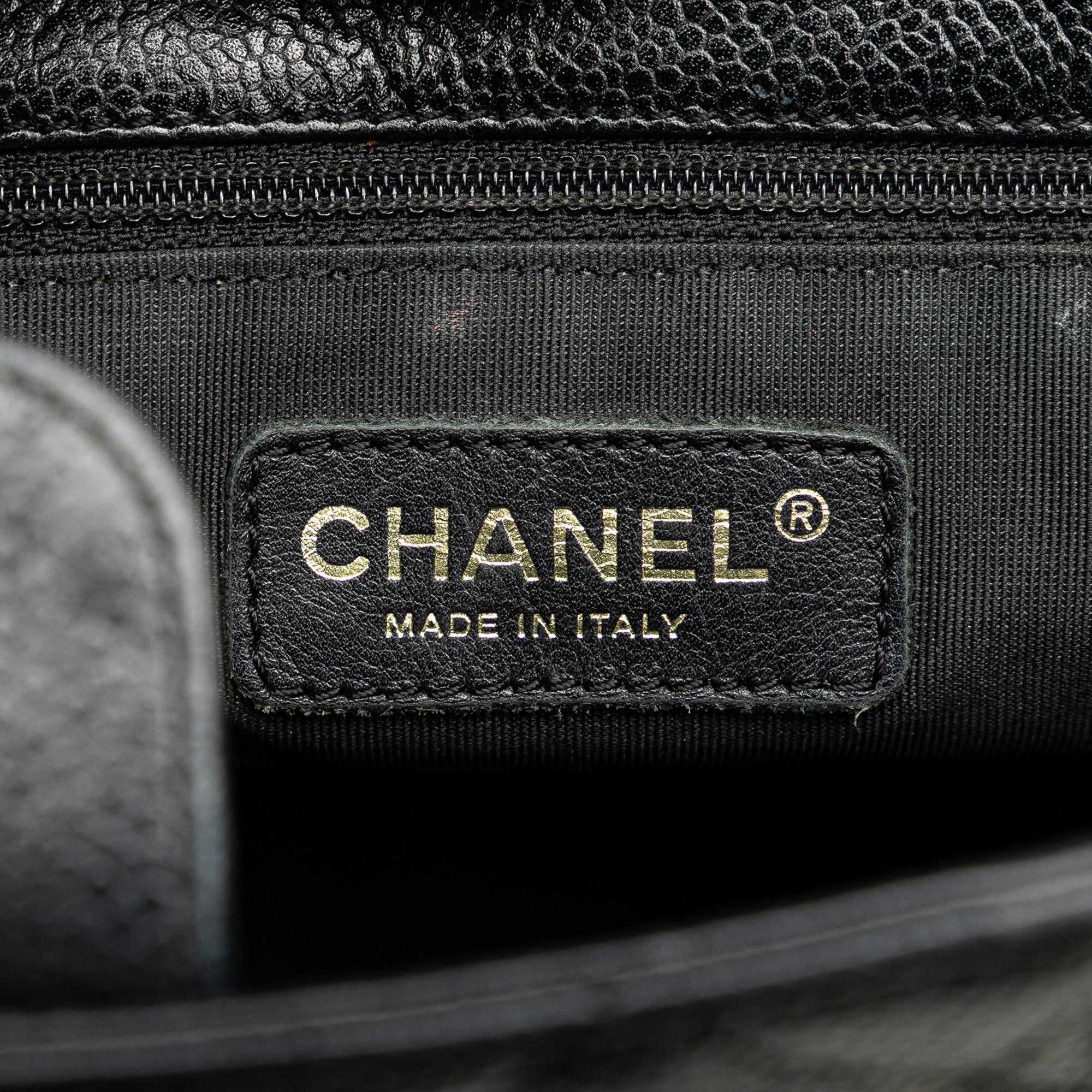 Chanel Chanel Caviar Petite Shopping Tote Black Size ONE SIZE - 5 Thumbnail