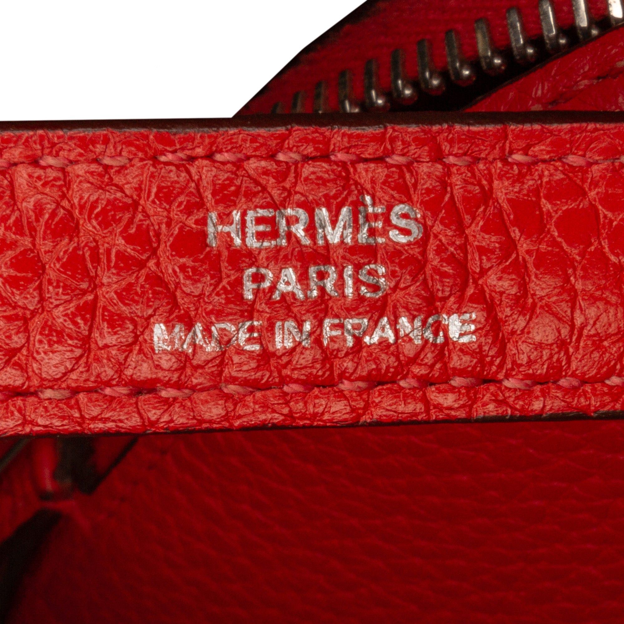 Hermes Hermès Clemence Bolide 31 Red Size ONE SIZE - 7 Thumbnail