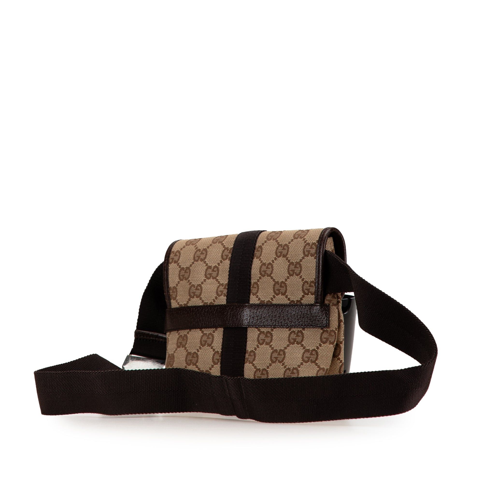 Gucci Gucci GG Canvas Belt Bag Brown Size ONE SIZE - 2 Thumbnail