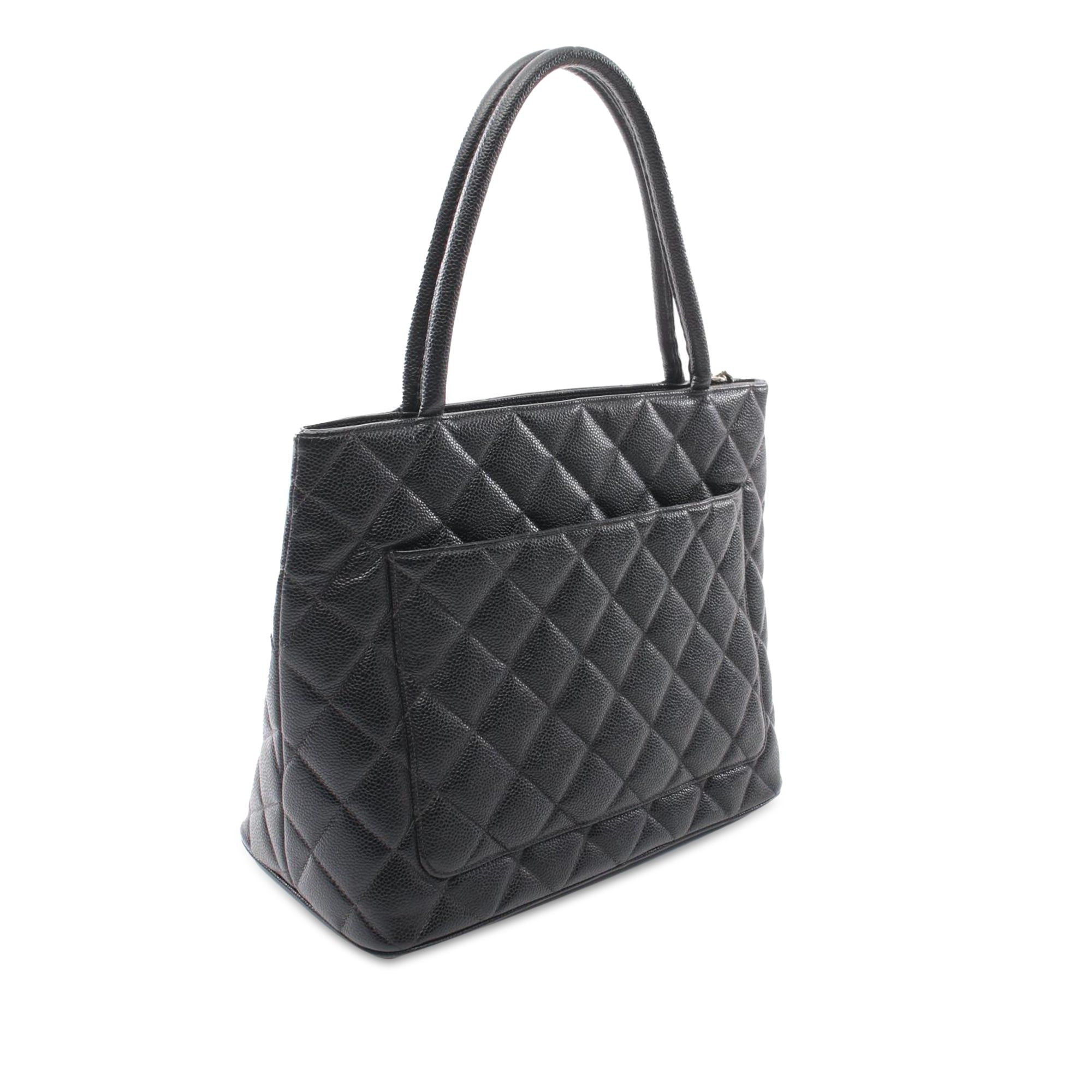 Chanel Chanel Caviar Medallion Tote Black Size ONE SIZE - 2 Thumbnail