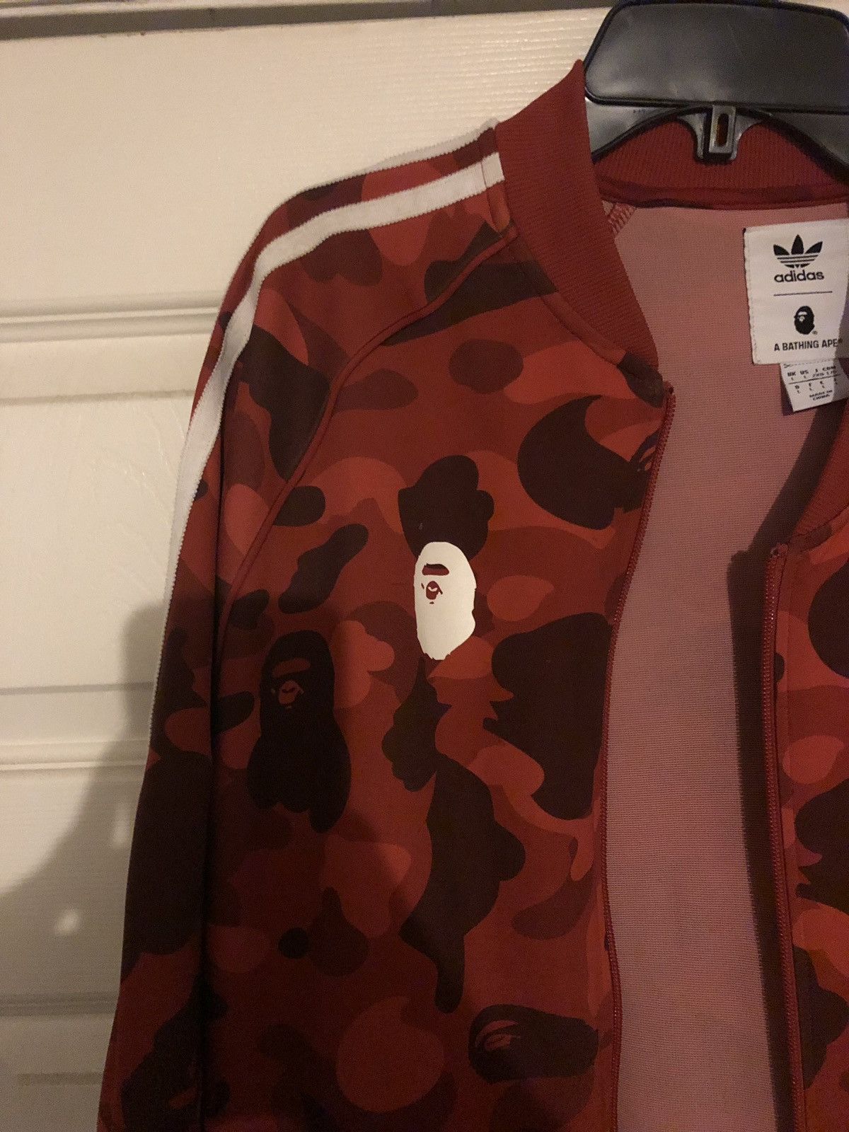 Bape x adidas tracksuit on sale