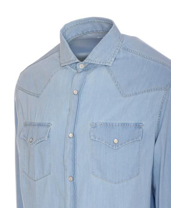 BRUNELLO CUCINELLI Men Long Tops MR6834008 CEI28 Blue