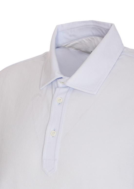 Brunello Cucinelli BRUNELLO CUCINELLI Men Polo Shirts ME8543936 C2387 Blue Size US XS / EU 42 / 0 - 3 Thumbnail