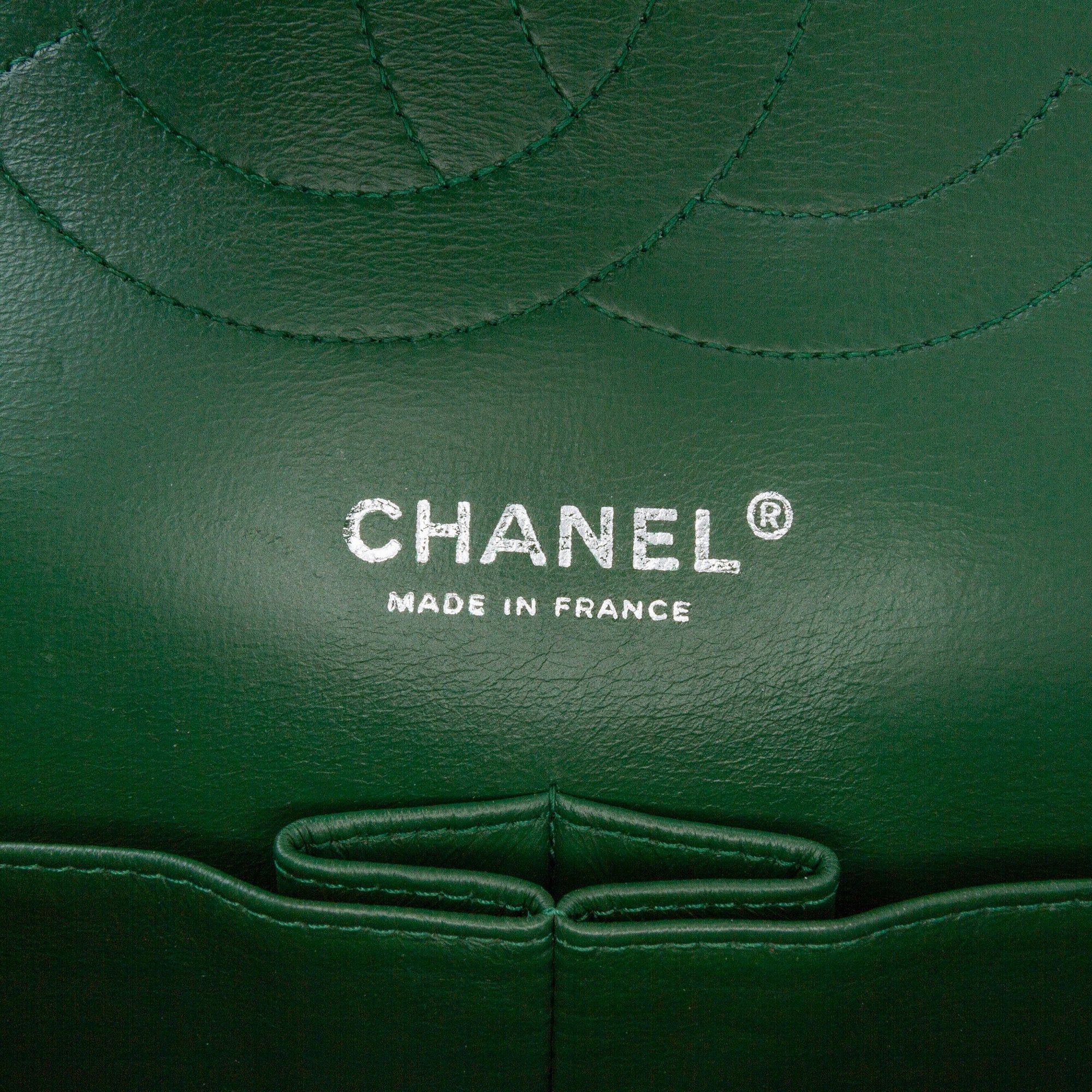 Chanel Chanel Jumbo Classic Patent Double Flap Green Size ONE SIZE - 7 Thumbnail