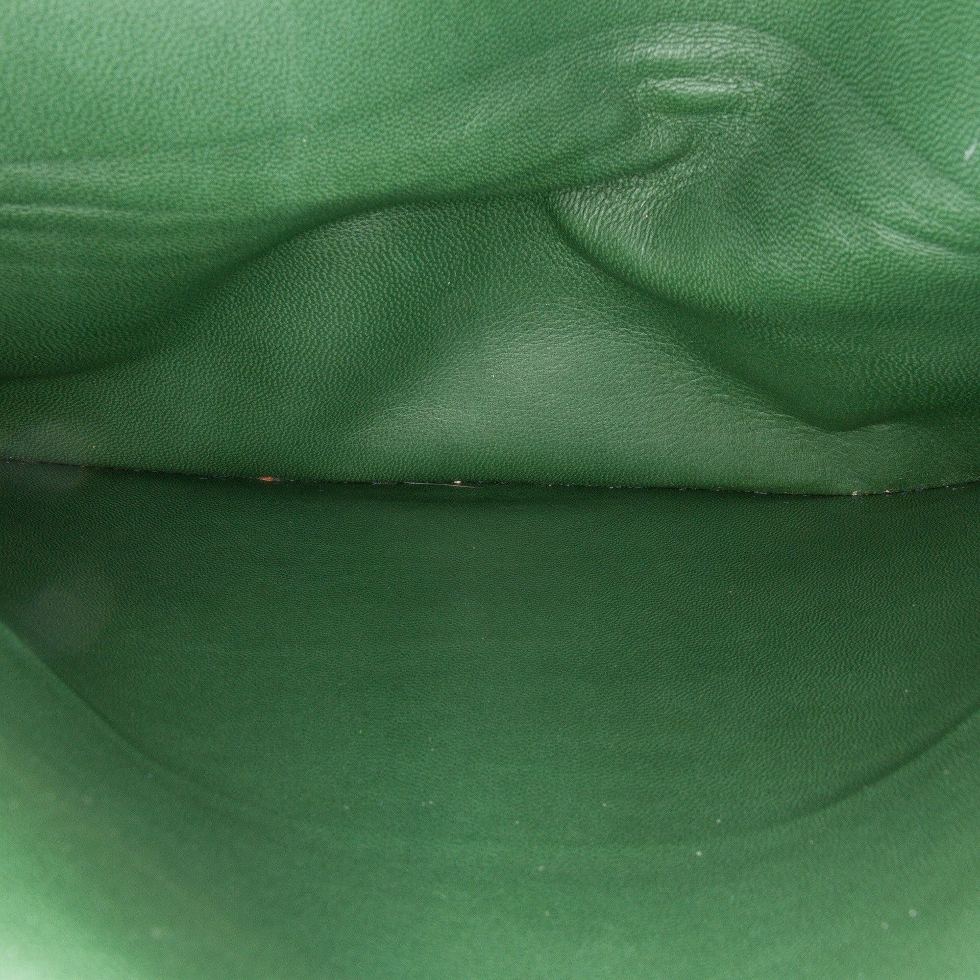Chanel Chanel Jumbo Classic Patent Double Flap Green Size ONE SIZE - 6 Thumbnail