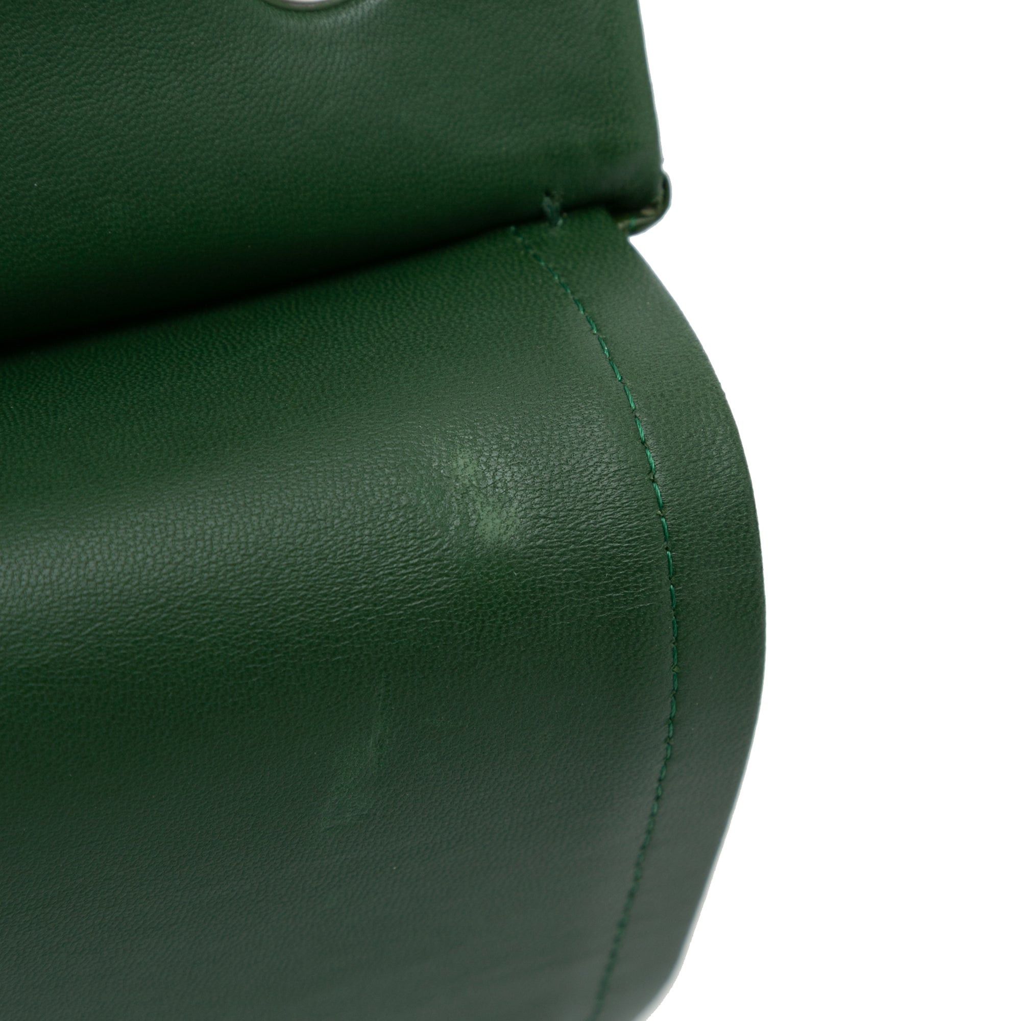 Chanel Chanel Jumbo Classic Patent Double Flap Green Size ONE SIZE - 9 Thumbnail