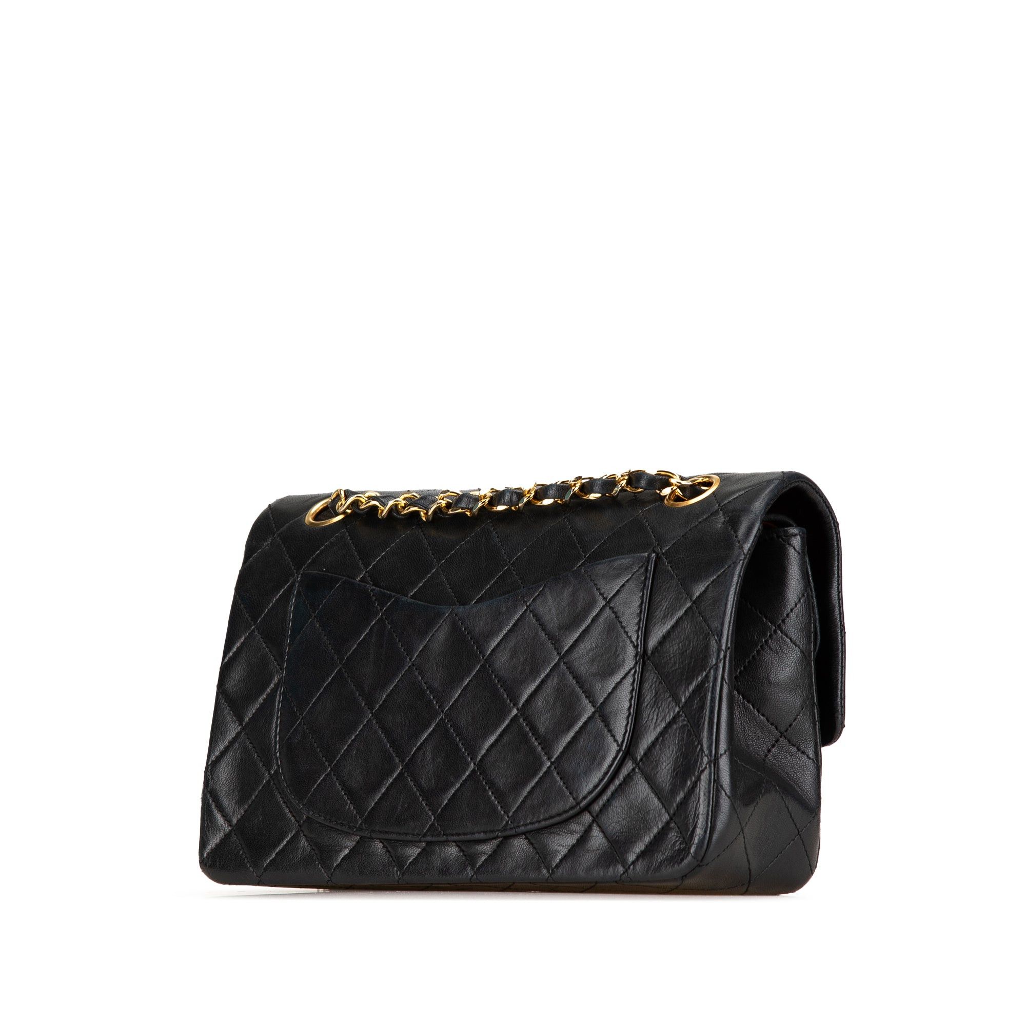 Chanel Chanel Small Classic Lambskin Double Flap Black Size ONE SIZE - 2 Thumbnail
