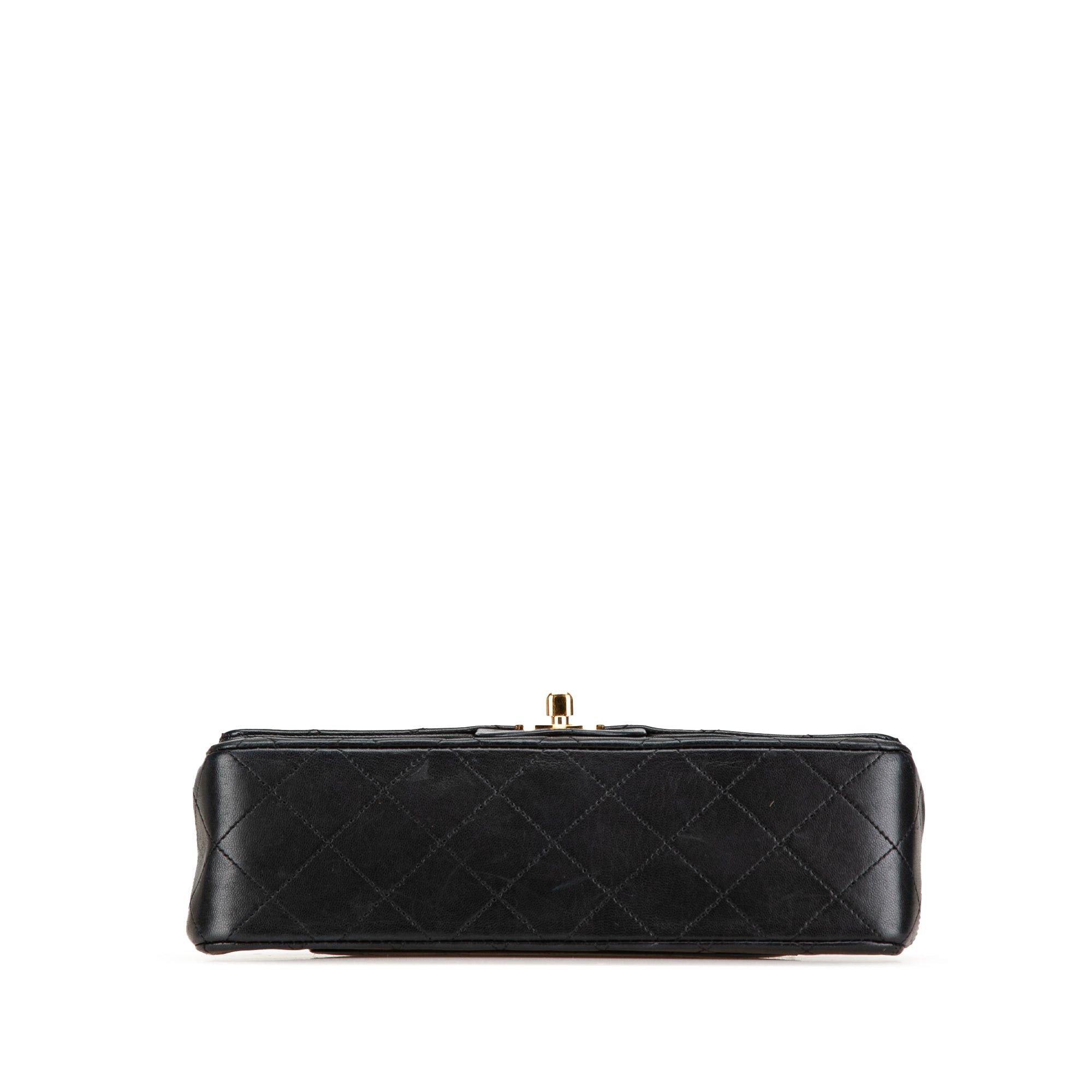 Chanel Chanel Small Classic Lambskin Double Flap Black Size ONE SIZE - 3 Thumbnail