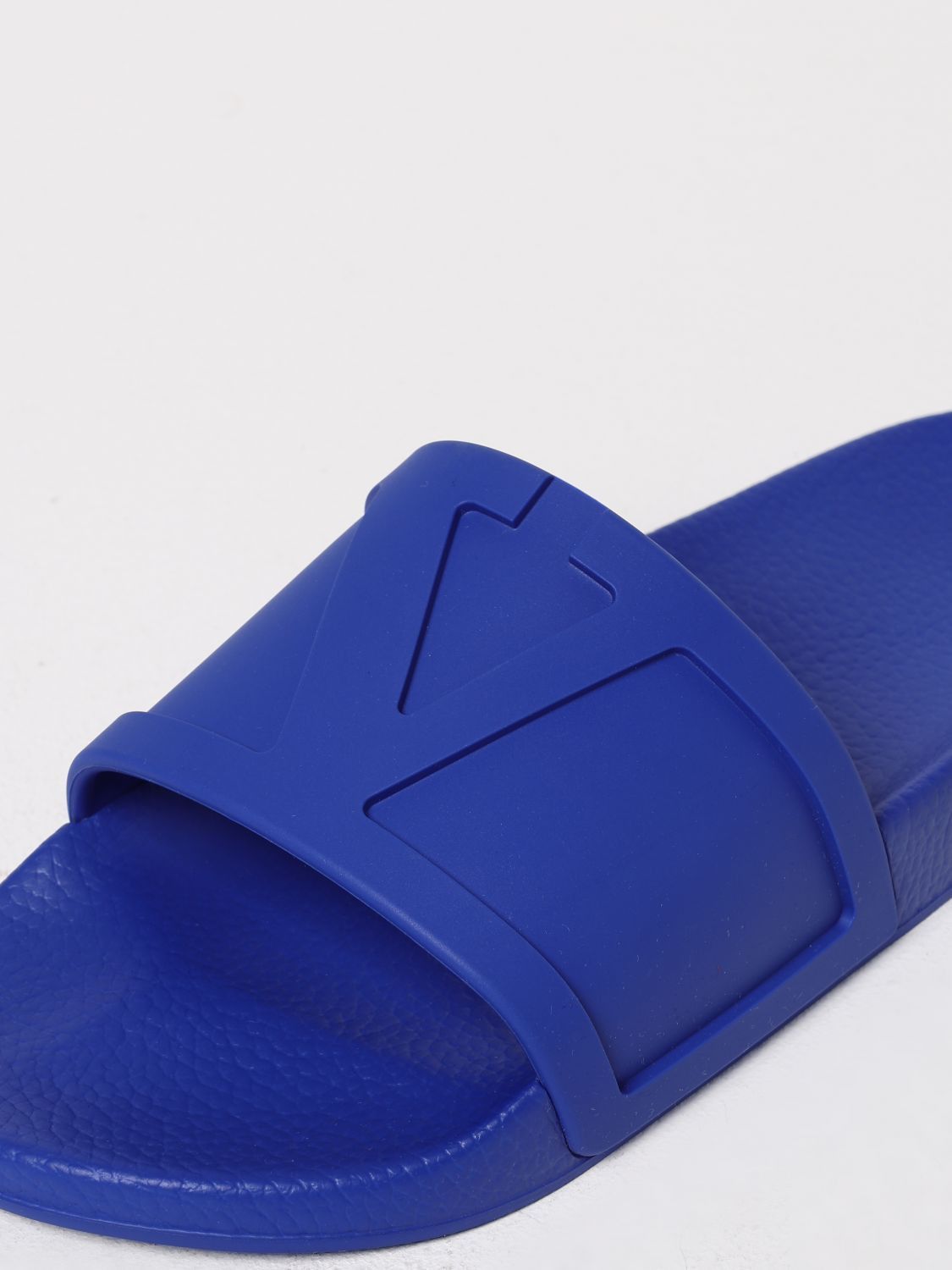 Valentino Valentino Garavani Sandals Men Gnawed Blue Size US 7 / EU 40 - 4 Thumbnail