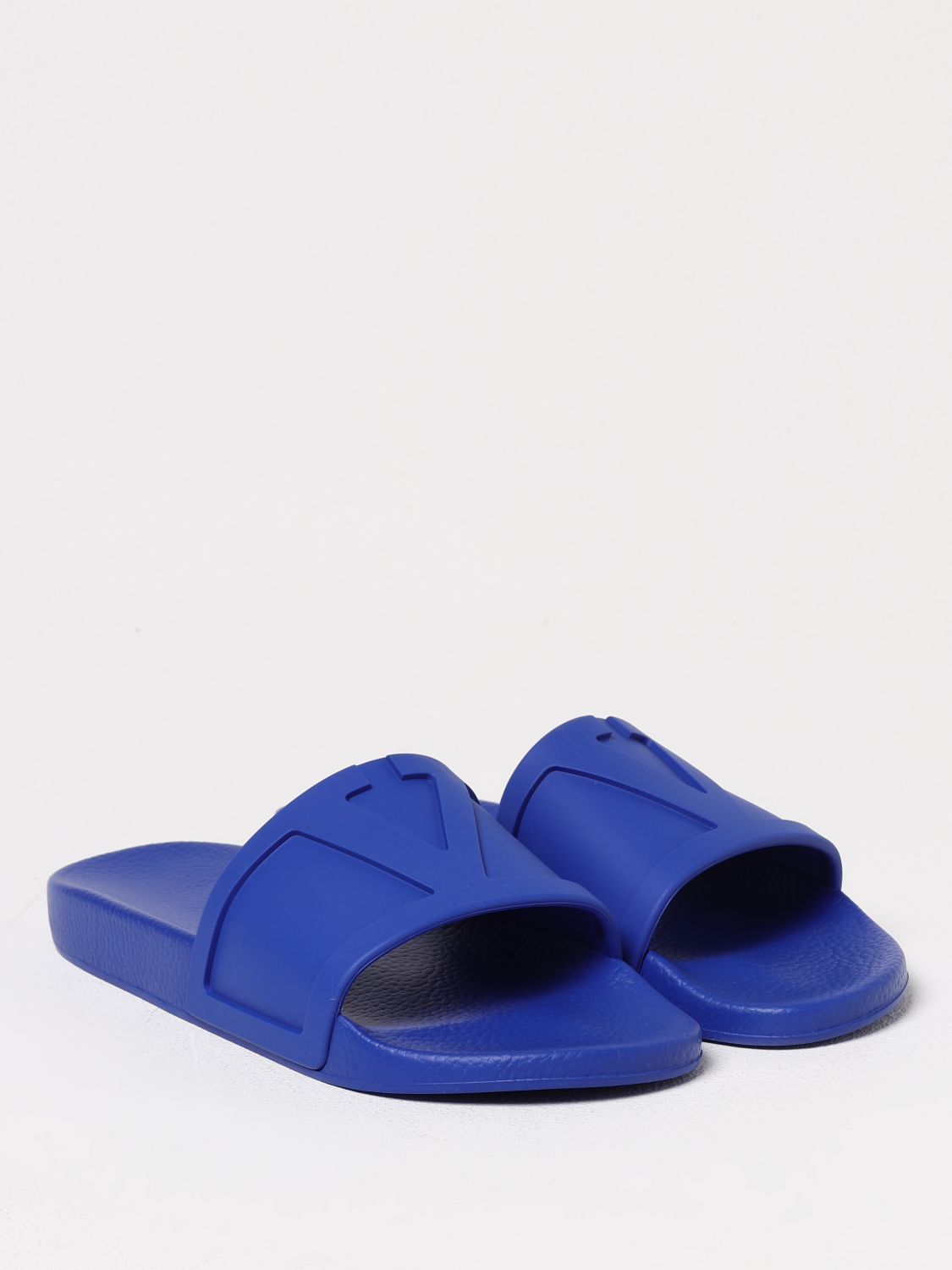 Valentino Valentino Garavani Sandals Men Gnawed Blue Size US 7 / EU 40 - 2 Thumbnail