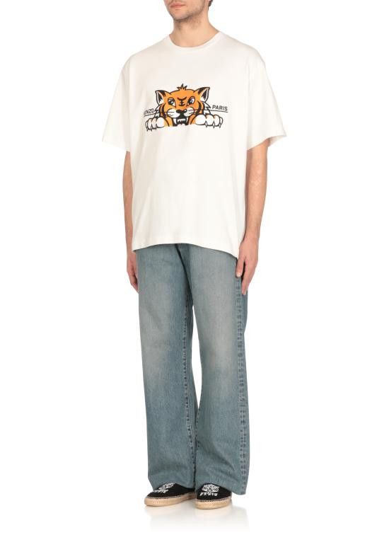Kenzo KENZO Men T-Shirts FF55TS5264SI 02 White Size US M / EU 48-50 / 2 - 3 Thumbnail