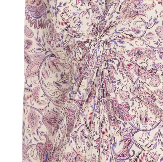 Isabel Marant Etoile ISABEL MARANT ETOILE Women Mid Skirts RO0726FA C1J02EECPE Purple Size M / US 6-8 / IT 42-44 - 3 Thumbnail