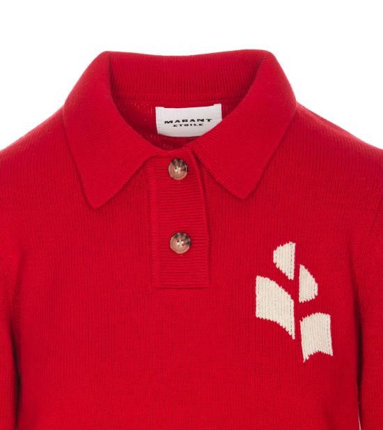 Isabel Marant Etoile ISABEL MARANT ETOILE Women Polo Shirts PU0314FA A1X05E11PR Red Size M / US 6-8 / IT 42-44 - 4 Thumbnail