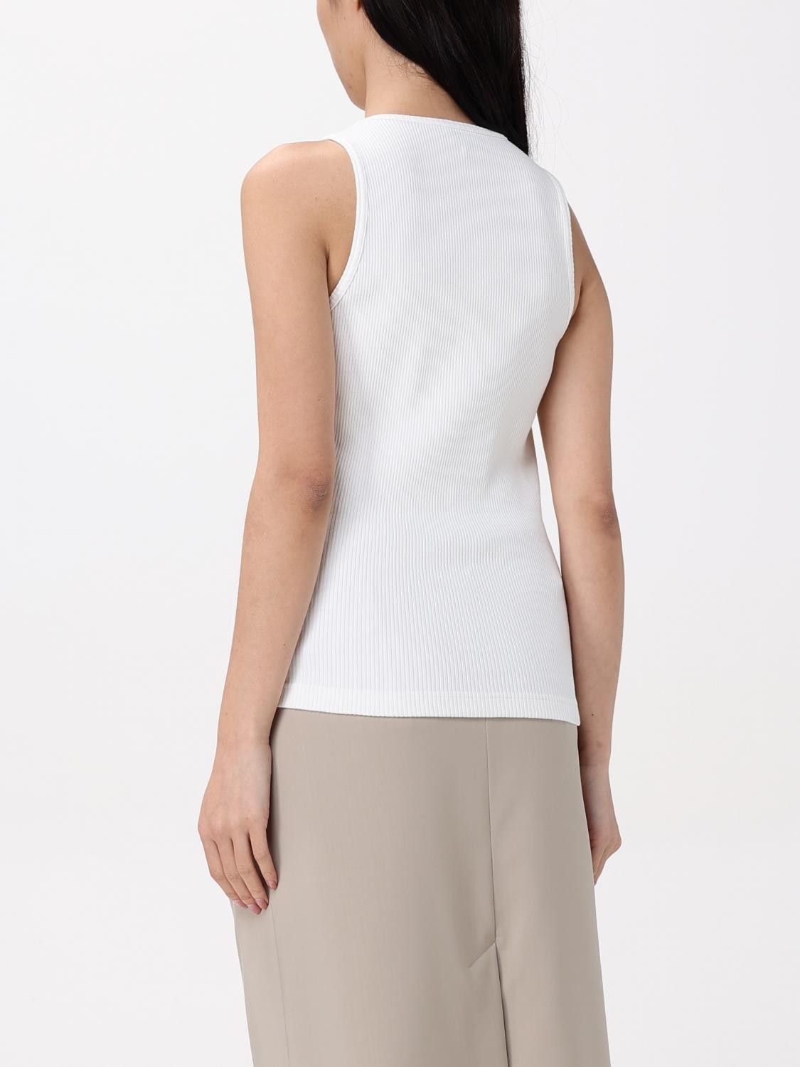 Bottega Veneta Bottega Veneta T-Shirt Woman White Size S / US 4 / IT 40 - 3 Thumbnail