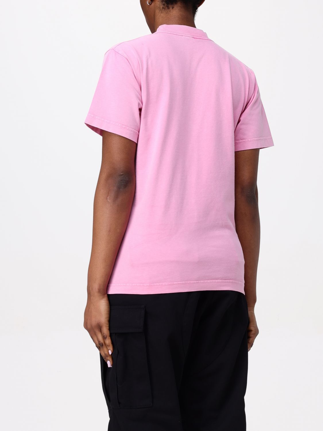 Balenciaga Balenciaga T-Shirt Woman Pink Size S / US 4 / IT 40 - 3 Thumbnail