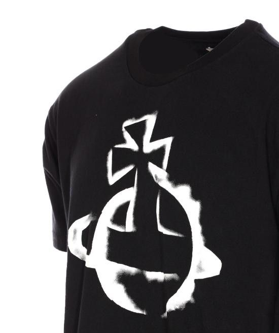 Vivienne Westwood VIVIENNE WESTWOOD Men T-Shirts 3G010033 J001MN401 Black Size US XL / EU 56 / 4 - 3 Thumbnail