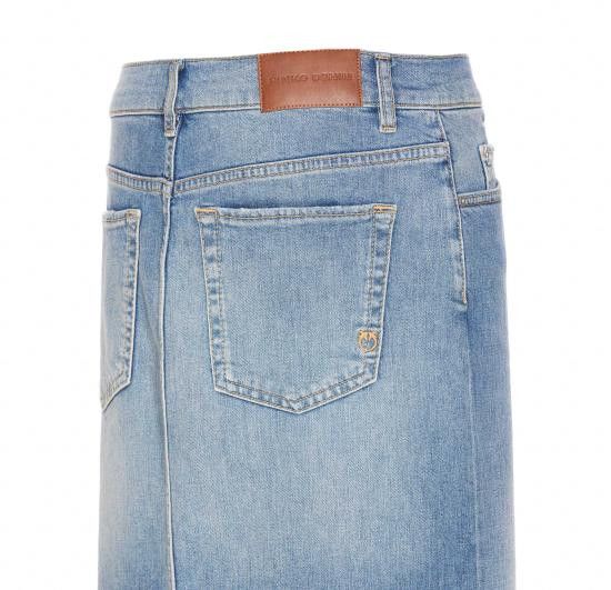 Pinko PINKO Women Mid Skirts 104628 A2EAPJE Blue Size 28" / US 6 / IT 42 - 3 Thumbnail