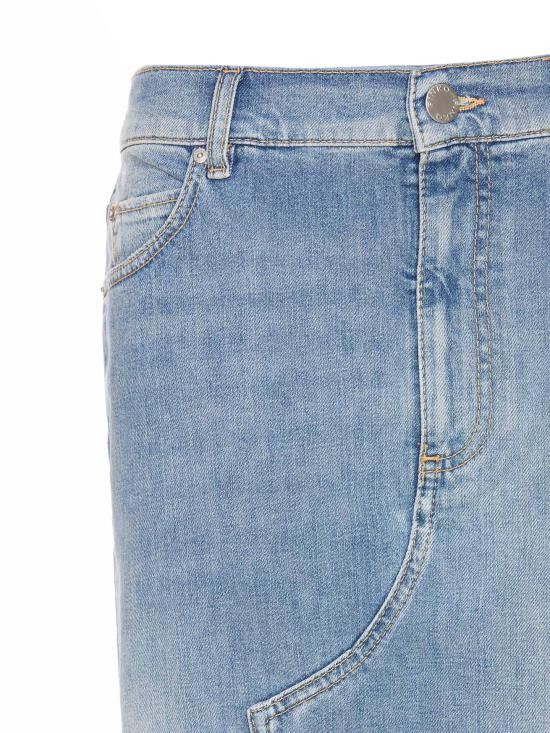 Pinko PINKO Women Mid Skirts 104628 A2EAPJE Blue Size 28" / US 6 / IT 42 - 4 Thumbnail