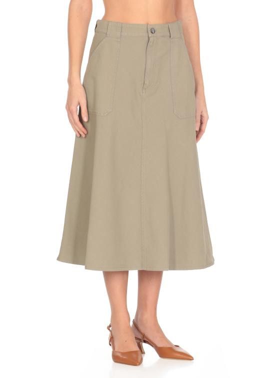 A.P.C. A.P.C. Women Mid Skirts COGBJ F06410 KAE Green Size 27" / US 4 / IT 40 - 3 Thumbnail