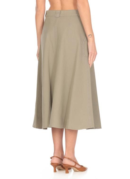 A.P.C. A.P.C. Women Mid Skirts COGBJ F06410 KAE Green Size 28" / US 6 / IT 42 - 4 Thumbnail