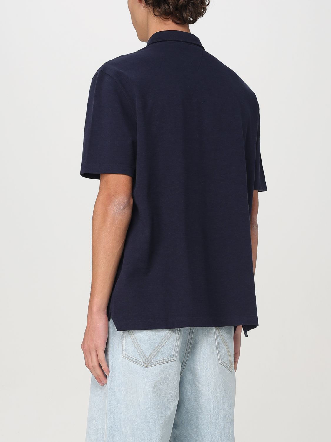 Bottega Veneta Bottega Veneta Polo Shirt Men Blue Size US S / EU 44-46 / 1 - 3 Thumbnail