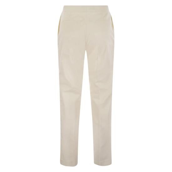 Fabiana Filippi FABIANA FILIPPI Women Straight Pants PAD265F326 WHITE Size 27" / US 4 / IT 40 - 2 Thumbnail