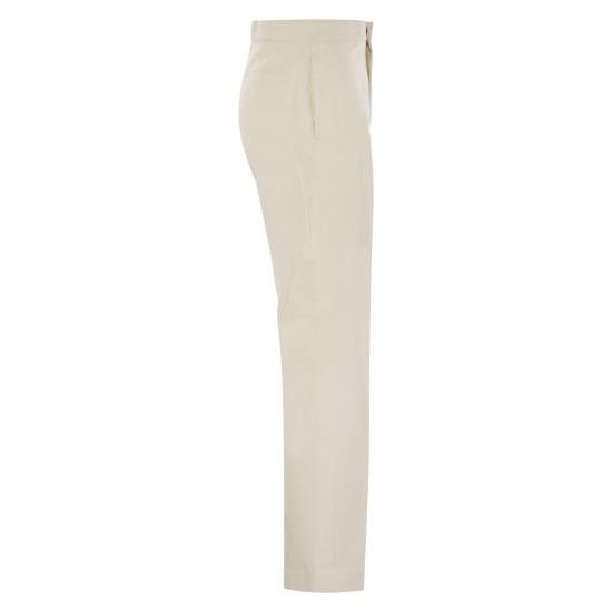 Fabiana Filippi FABIANA FILIPPI Women Straight Pants PAD265F326 WHITE Size 30" / US 8 / IT 44 - 3 Thumbnail