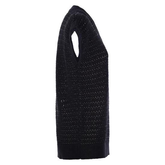 Fabiana Filippi FABIANA FILIPPI Women Sweater MAD275F572 BLACK Size S / US 4 / IT 40 - 3 Thumbnail