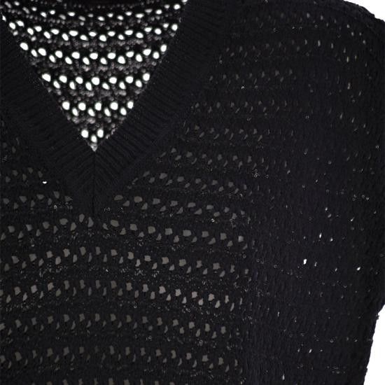 Fabiana Filippi FABIANA FILIPPI Women Sweater MAD275F572 BLACK Size S / US 4 / IT 40 - 4 Thumbnail