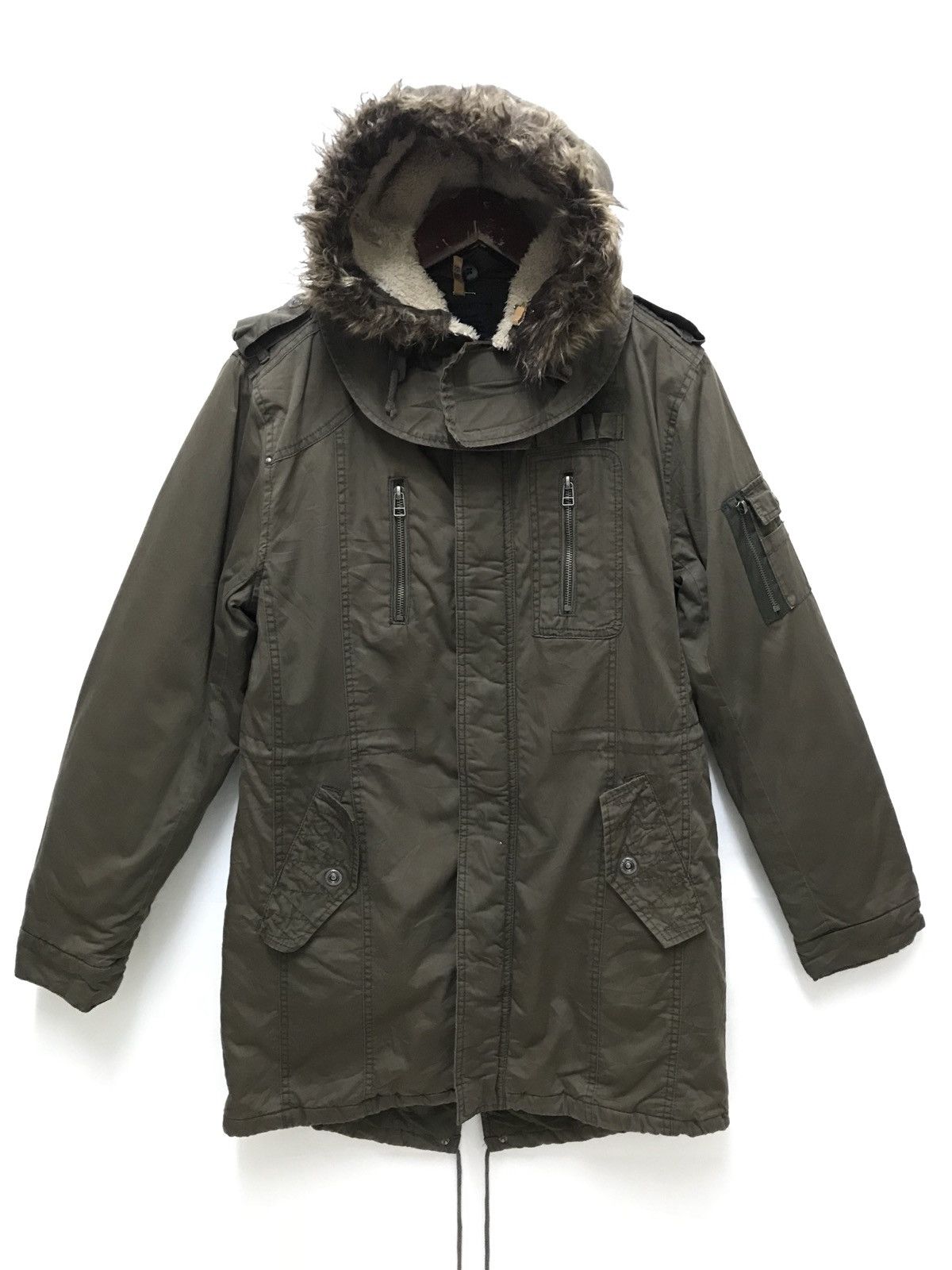 Japanese Brand Japanese brands In The Attic Parkas Jacket military 