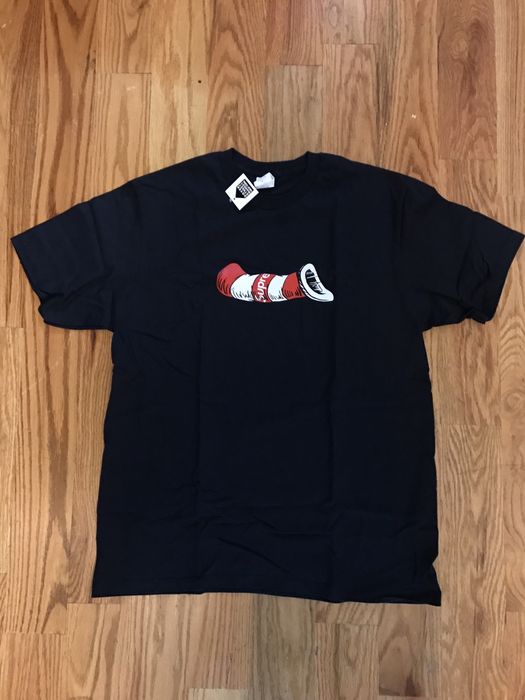 Cat in the outlet hat supreme shirt